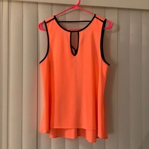 M neon pink dress tank
